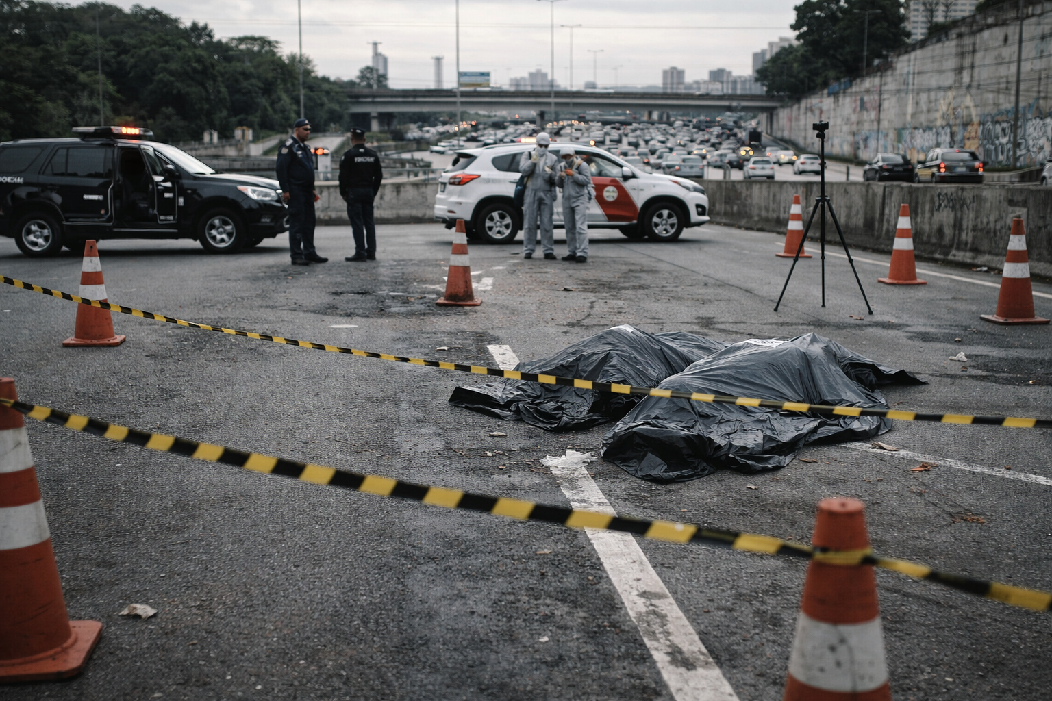 Dois corpos são encontrados na Marginal Tietê e casos são registrados como morte suspeita em São Paulo